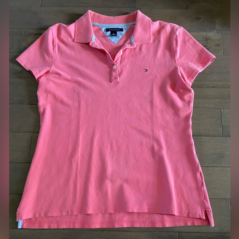 Like New Pink Tommy Polo